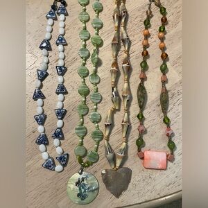 Vintage Hand Crafted Necklaces Wear or Up - Cycle
